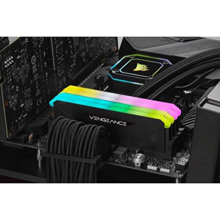 Corsair Vengeance RGB RS 32GB (2x16) DDR4 3600 MHz CL18 RGB Siyah Ram