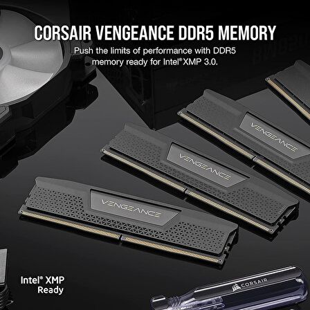 CORSAIR VENGEANCE DDR5 RAM 32GB (2x16GB) 6200MHz CL36 Intel XMP (CMK32GX5M2E6200C36)