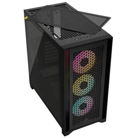 Corsair iCUE 4000D AF RM850e 850W 80Plus 3xSP120 RGB Elite Fanlı Mid-Tower Gaming Siyah Kasa