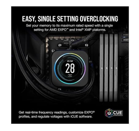 Corsair Corsaır Vengeance Lpx 16GB (2X8GB) 5200MHZ Ddr5 C40 1,25V Ram (CMK16GX5M2B5200Z40)