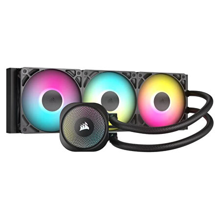 CORSAIR NAUTILUS 360 RS ARGB 360mm Siyah İşlemci Sıvı Soğutucu-CW-9060093-WW