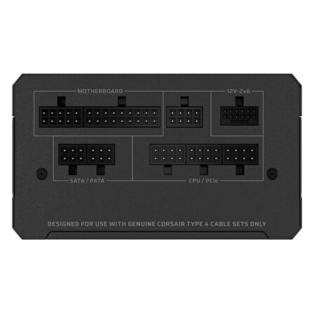 CORSAIR RM1000e 1000W 80+ Gold 140mm ATX 3.1 Full Modüler Fanlı PSU