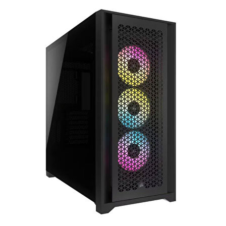 CORSAIR iCUE 5000D RGB AIRFLOW 3xAF120 Mid-Tower Siyah Gaming Kasa (CC-9011242-WW)