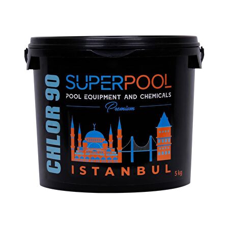 Black Edition 5 KG %90 Aktif Toz Klor Havuz Kimyasalı