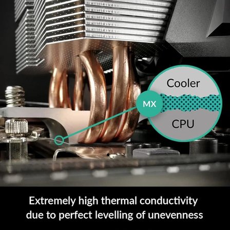 ARCTIC MX-4 (spatula dahil, 4 g) – Premium Performance termal macun tüm işlemciler için (CPU, GPU – PC, PS4), çok yüksek ısı iletkenliği, uzun dayanıklılık, güvenli kullanım, iletken değildir