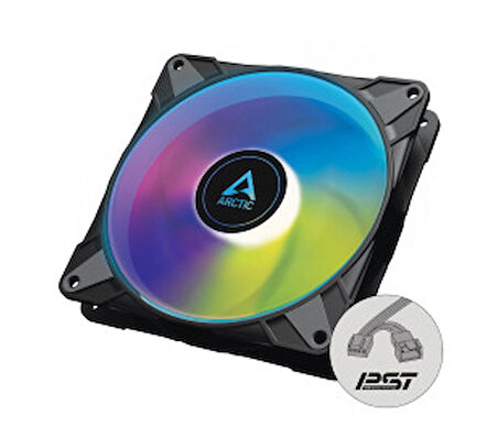 ARCTIC P14 PWM PST A-RGB 0dB 140mm Siyah Çerçeve 0-1900 RPM/68.9 CFM Kasa Fanı