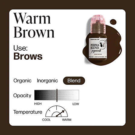 Perma Blend - Warm Brown - 15 ml