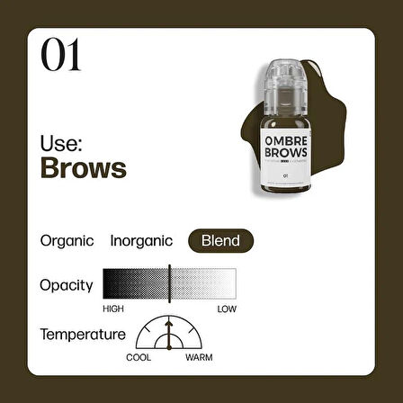Perma Blend Luxe - Paulina Osinkowska Ombre Brows No:1 / 15 ml