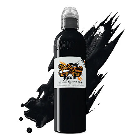 Master Mike Black Demon Set - World Famous Ink Dövme Boyası - 4oz/120ml