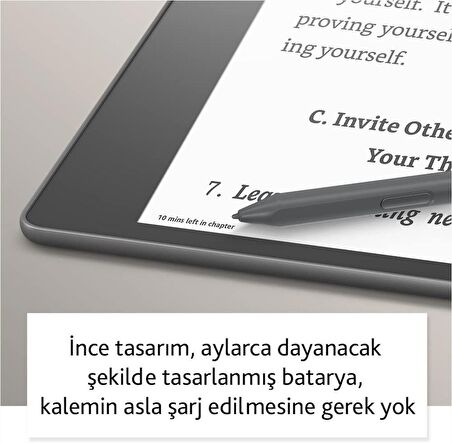 Kindle Scribe 10.2" 32 GB E-Kitap Okuyucu + Premium Pen