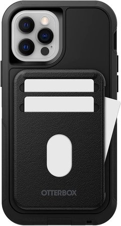 OtterBox MagSafe Cüzdan, Nakit ve Kart için 2 Cepli Yumuşak Dokunuşlu Cüzdan, Güçlü Manyetik Hizalama, MagSafe ile Uyumlu, iPhone ile Uyumlu, Siyah - Teşhir