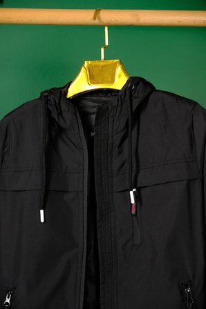 Erkek Çocuk Kapüşonlu Rüzgar Geçirmez Cepli Mevsimlik Mont MM5016