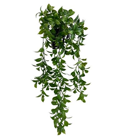 Yapay Çiçek Saksıda Sarkan Fejka Yeşil Limon Yaprağı Yapay Sarmaşık 60cm