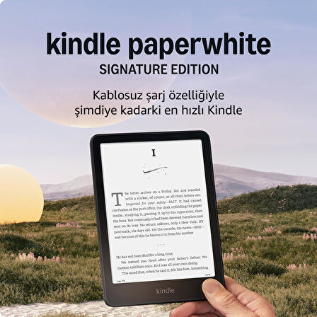 Amazon Kindle Paperwhite Signature Edition | 2024 | 12. Nesil | 32 GB | 7" | Uzun Pil Ömrü | Kablosuz Şarj Özelliği