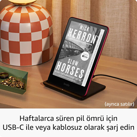 Amazon Kindle Paperwhite Signature Edition | 2024 | 12. Nesil | 32 GB | 7" | Uzun Pil Ömrü | Kablosuz Şarj Özelliği