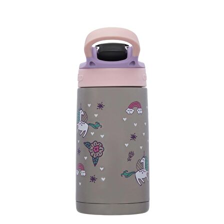 Contigo Gizmo Unicorn Çelik Çocuk Suluğu 420ML Pembe