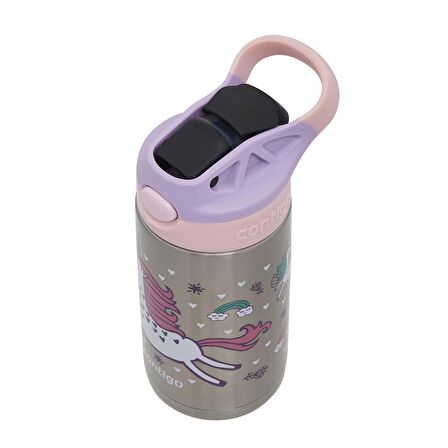 Contigo Gizmo Unicorn Çelik Çocuk Suluğu 420ML Pembe