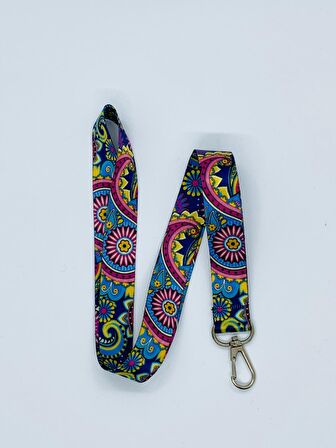 Vektörel Renk Temalı Boyun İpi 