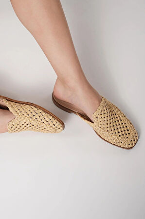 Katy Perry The Woven Kadın Naturel Hasır Terlik