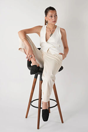 Katy Perry The Woven Kadın Siyah Hasır Terlik