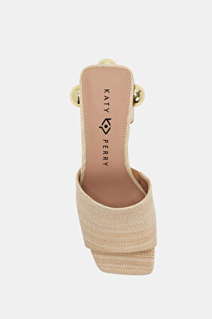 Katy Perry The Gemm Stud Kadın Naturel Topuklu Terlik