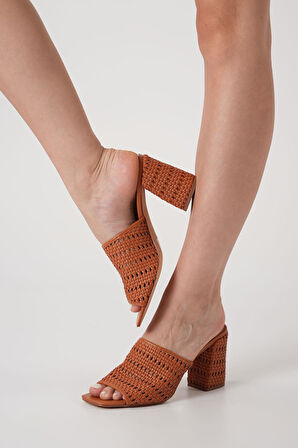 Katy Perry The Tana Kadın Taba Hasır Topuklu Terlik