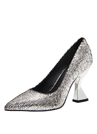 Katy Perry Gümüş Kadın Topuklu Ayakkabı KP3221