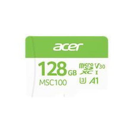 Acer MSC100 128GB microSD U3 V30 A1 Aksiyon Kamera & Güvenlik Kamerası Uyumlu