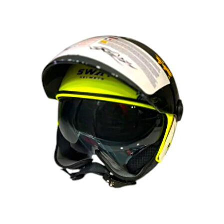 Sway Açık Kask Sw 765 Wanted Yellow