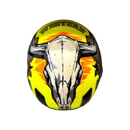 Sway Açık Kask Sw 765 Wanted Yellow