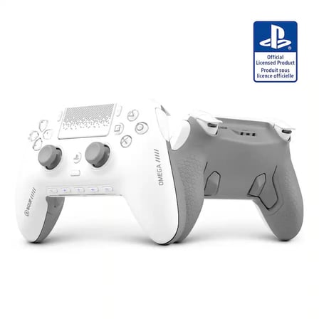 SCUF OMEGA PS5 & PC Kablosuz Kontrol Cihazı ( Beyaz ) – Resmi Lisanslı, TMR Analoglar ve Omron Mekanik Switchler
