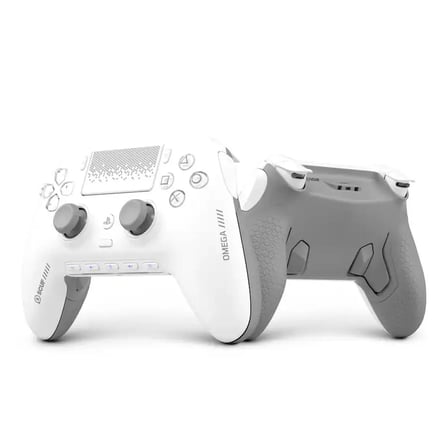 SCUF OMEGA PS5 & PC Kablosuz Kontrol Cihazı ( Beyaz ) – Resmi Lisanslı, TMR Analoglar ve Omron Mekanik Switchler