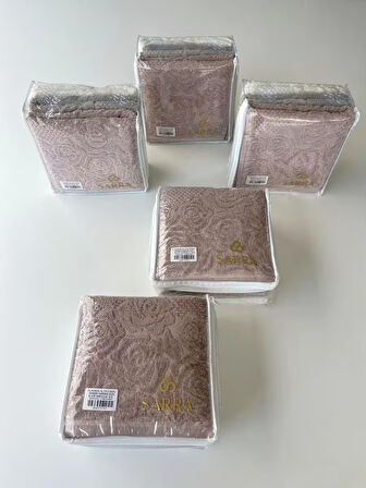 50x90 GÜL 3'LÜ HAVLU V1