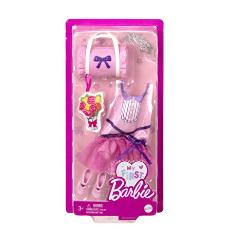 HMM55 My First Barbie - İlk Barbie Bebeğim Kıyafet Koleksiyonu - 1 adet stokta olan gönderilir