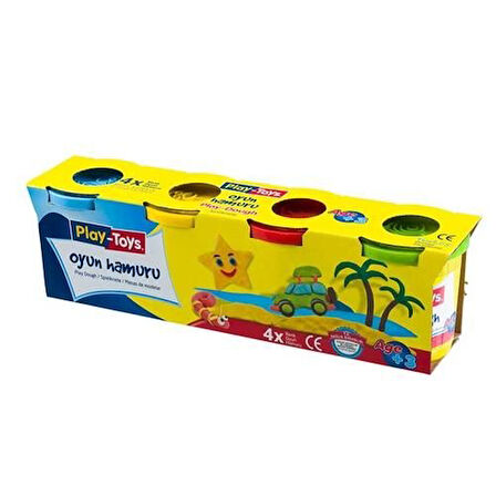 Play-Toys 4 lü Oyun Hamuru