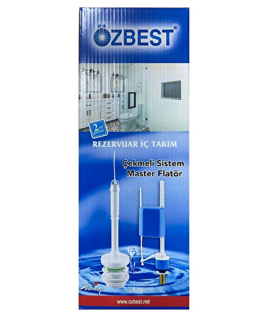 Özbest Su Tasarruflu Klozet Sifon Çekmeli Rezervuar İç Takımı