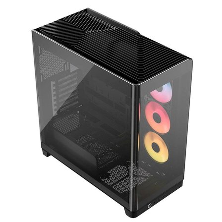 Corsair FRAME 4500X RS-R Siyah 3x120mm ARGB Fan Panoramik Temperli Cam USB 3.2 Mid Tower E-ATX Gaming Kasa (CC-9011314-WW)