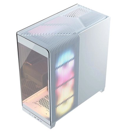 Corsair FRAME 4500X RS-R Beyaz 3x120mm ARGB Fan Panoramik Temperli Cam USB 3.2 Mid Tower E-ATX Gaming Kasa (CC-9011315-WW)