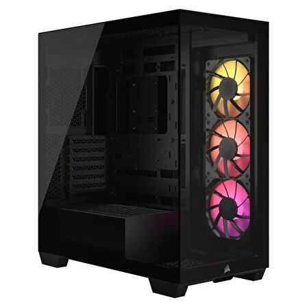 Corsair 3500X ARGB Siyah 4x120mm Fan Temperli Cam USB 3.2 RM850e 850W 80+ Gold Güç Kaynağı Mid Tower E-ATX Gaming Kasa