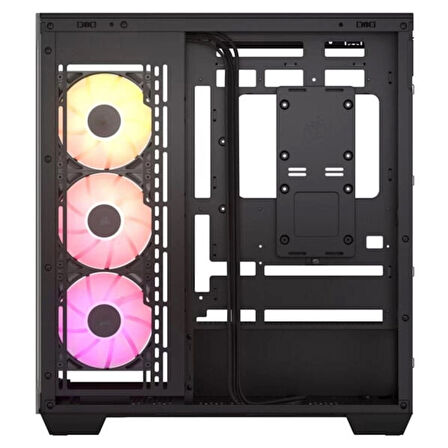 Corsair 3500X ARGB Siyah 4x120mm Fan Temperli Cam USB 3.2 RM850e 850W 80+ Gold Güç Kaynağı Mid Tower E-ATX Gaming Kasa