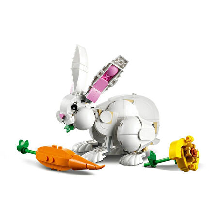31133 Lego Creator 3in1 - Beyaz Tavşan 258 parça +8 yaş