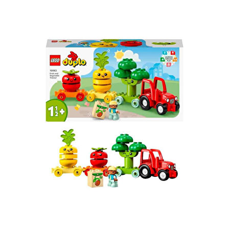 10982 Lego Duplo - Meyve Sebze Traktörü 19 parça +1,5 yaş