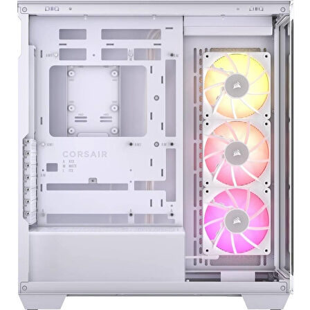 CORSAIR 3500x 850W 80+ Gold RGB Tempered Glass Beyaz ATX Mid Tower Kasa