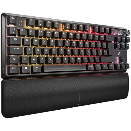 CORSAIR K70 PRO TKL High-Performance Hall Effect Switch RGB Türkçe Siyah Gaming Klavye CH-911911G-TR