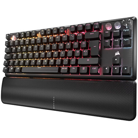 CORSAIR K70 PRO TKL High-Performance Hall Effect Switch RGB Türkçe Siyah Gaming Klavye CH-911911G-TR