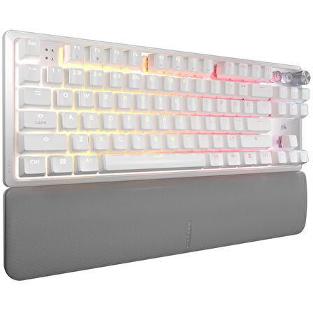 CORSAIR K70 PRO TKL High-Performance Hall Effect Switch RGB Türkçe Beyaz Gaming Klavye CH-911921G-TR