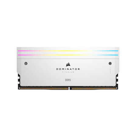 CORSAIR CMP96GX5M2B6000Z30W DOMINATOR TITANIUM RGB 96GB(2x48GB) DDR5 6000Mhz CL30 AMD EXPO Beyaz Ram