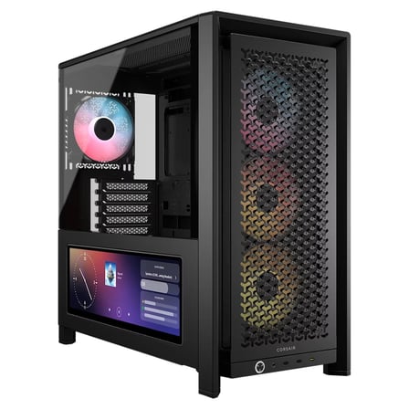 CORSAIR FRAME 4000D LCD RS 1000W 80+ Gold ARGB Tempered Glass USB 3.2 Siyah E-ATX Mid Tower Kasa