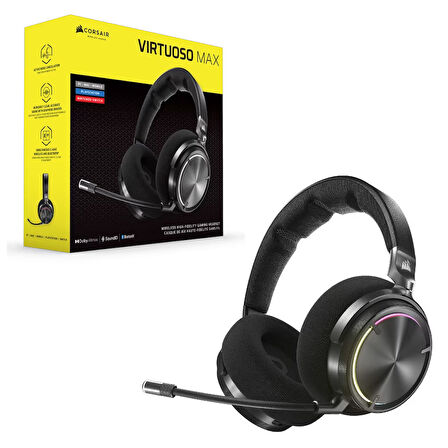 CORSAIR VIRTUOSO MAX WIRELESS Dolby Atmos Carbon Gaming Kulaklık