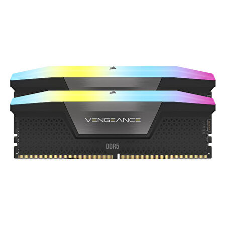 Corsair Vengeance RGB CMH32GX5M2B6000Z28 32GB (2x16GB) DDR5 6000MHz CL28 Masaüstü Bellek